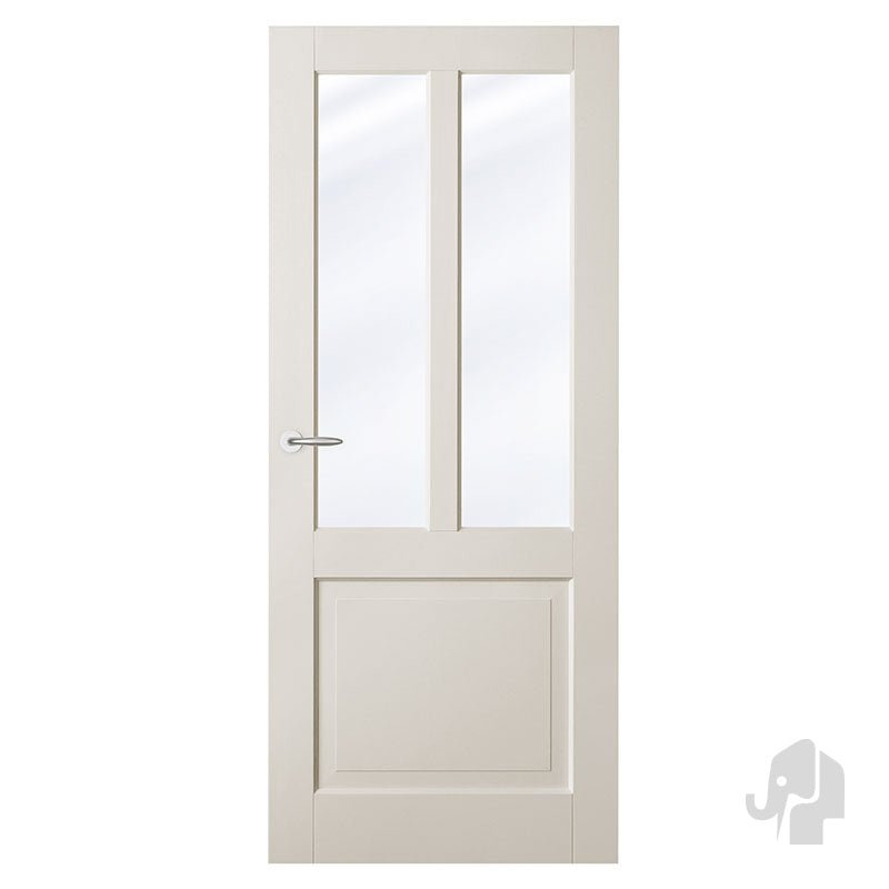 Austria Balance New York Blank Facet Glas – Binnendeur Wit - Solza.nl