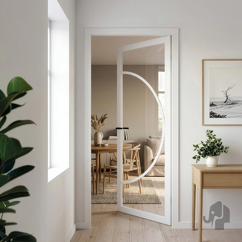 Austria Japandi Osaka Blank Glas – Binnendeur Wit Gegrond - Solza.nl