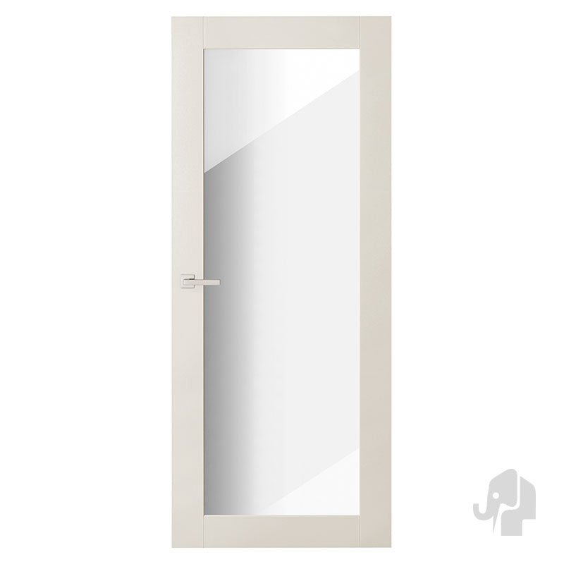Austria Sense Bright Mat Glas Neutraal – Binnendeur Wit - Solza.nl