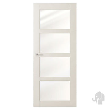 Austria Sense Productiedeur Bright-H804 Blank Glas – Binnendeur Wit - Solza.nl