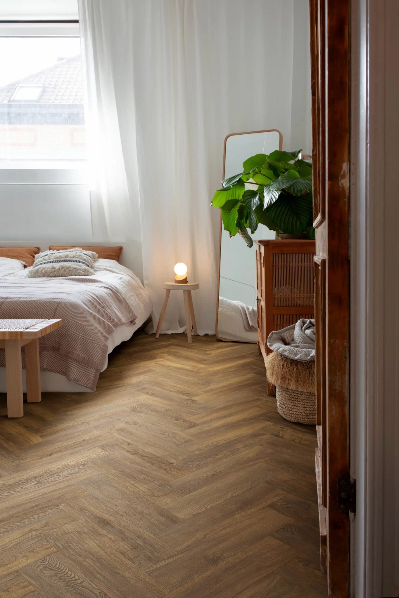 Beautifloor Zeeland Graauw Visgraat Plak PVC 400108240 - Solza.nl