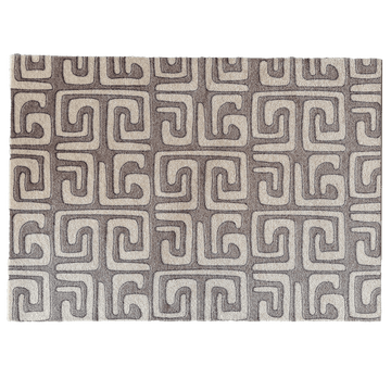 FabFoyer Funky Rhythm Beige | ca. 60x85 cm - Solza.nl
