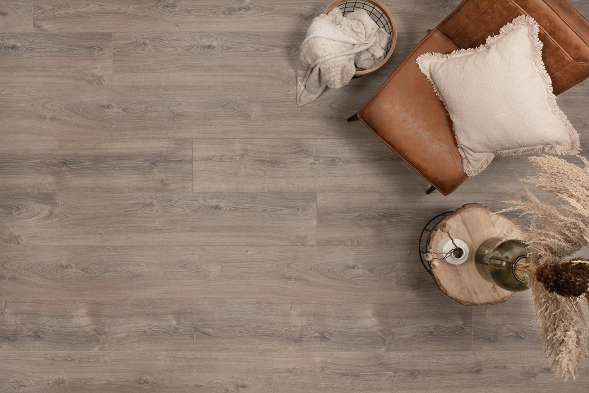 Floer Smoked White Hybrid Laminate Authentic FLR-1707