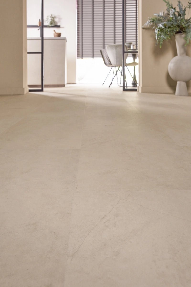 Floer Betonlook Beige Tegel Click PVC FLR - 3800 - Solza.nl