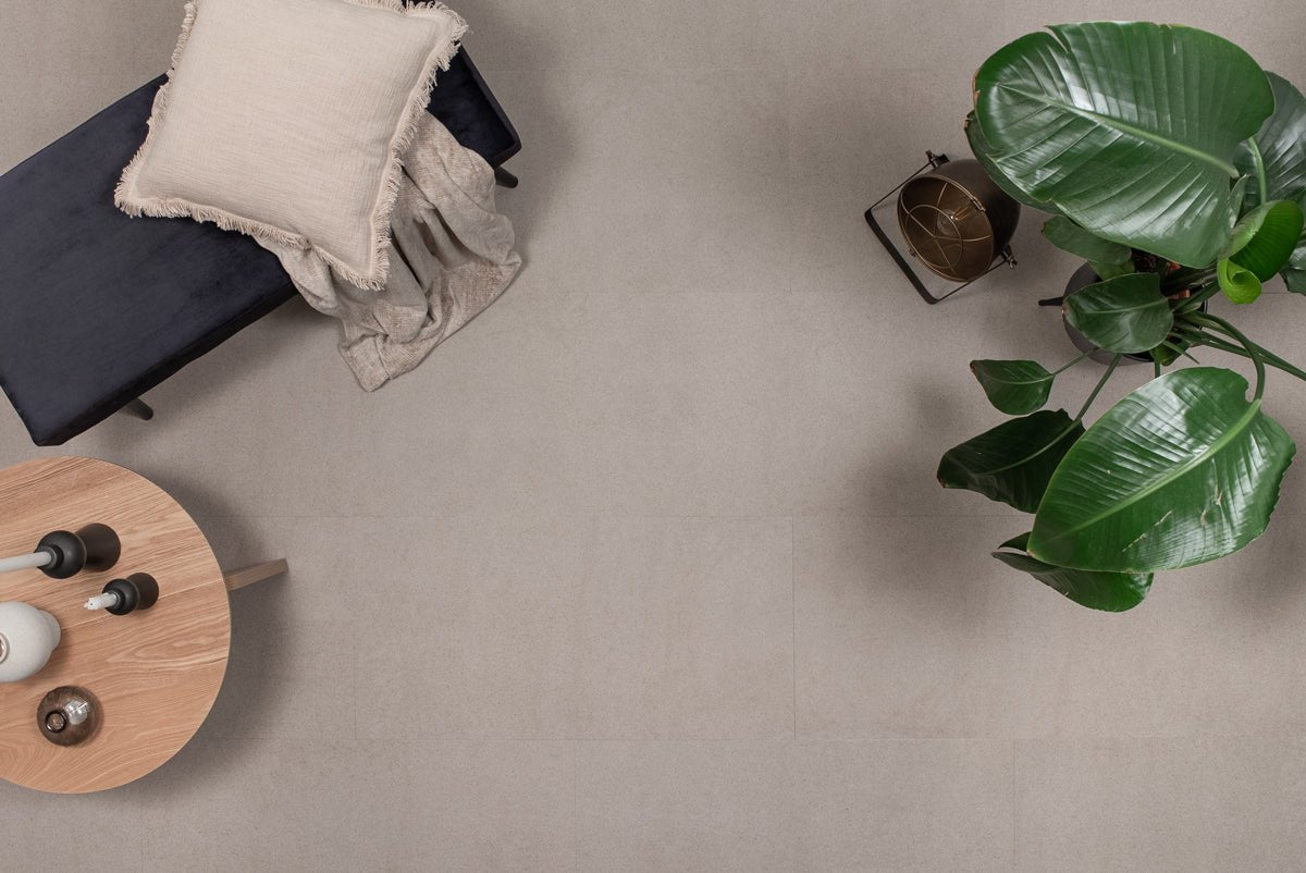 Floer Betonlook Greige Tegel Click PVC FLR - 3804 - Solza.nl