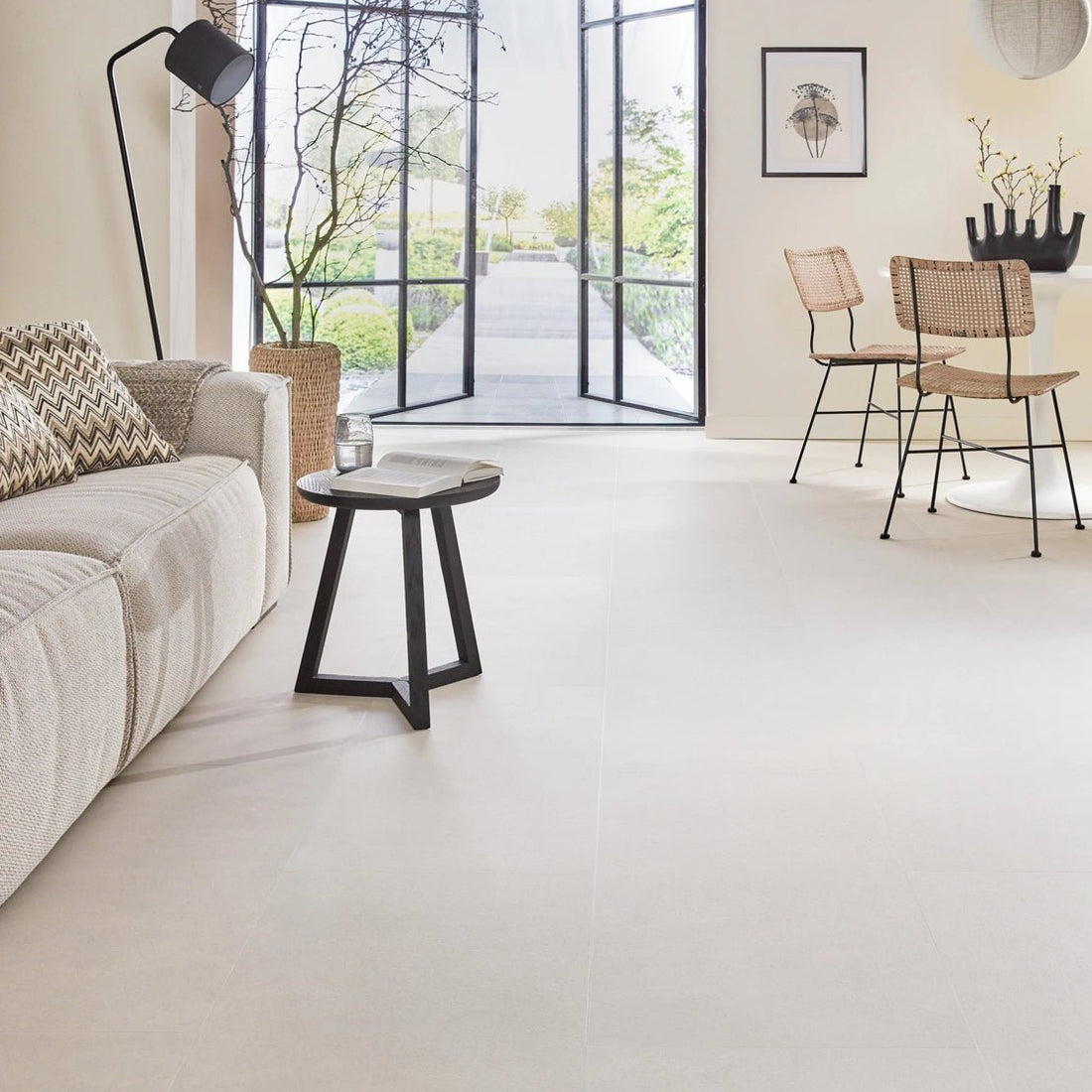 Floer Betonlook Zand Tegel PVC MEGAMAT FLR - 3611 - Solza.nl