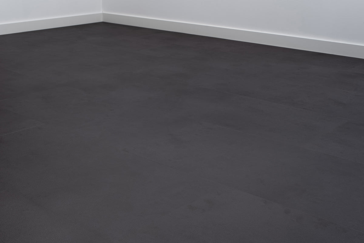 Floer Betonlook Zwart Tegel Click PVC FLR - 3802 - Solza.nl