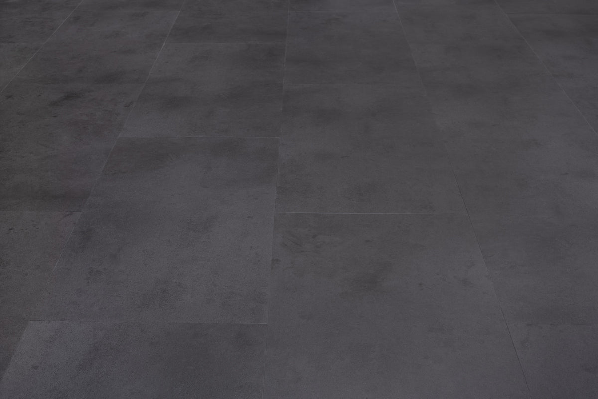 Floer Betonlook Zwart Tegel Click PVC FLR - 3802 - Solza.nl