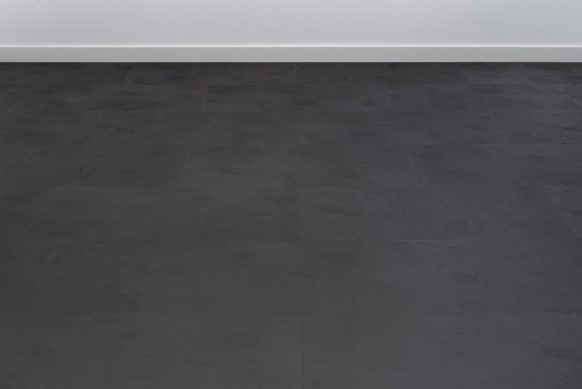 Floer Betonlook Zwart Tegel Click PVC FLR - 3802 - Solza.nl
