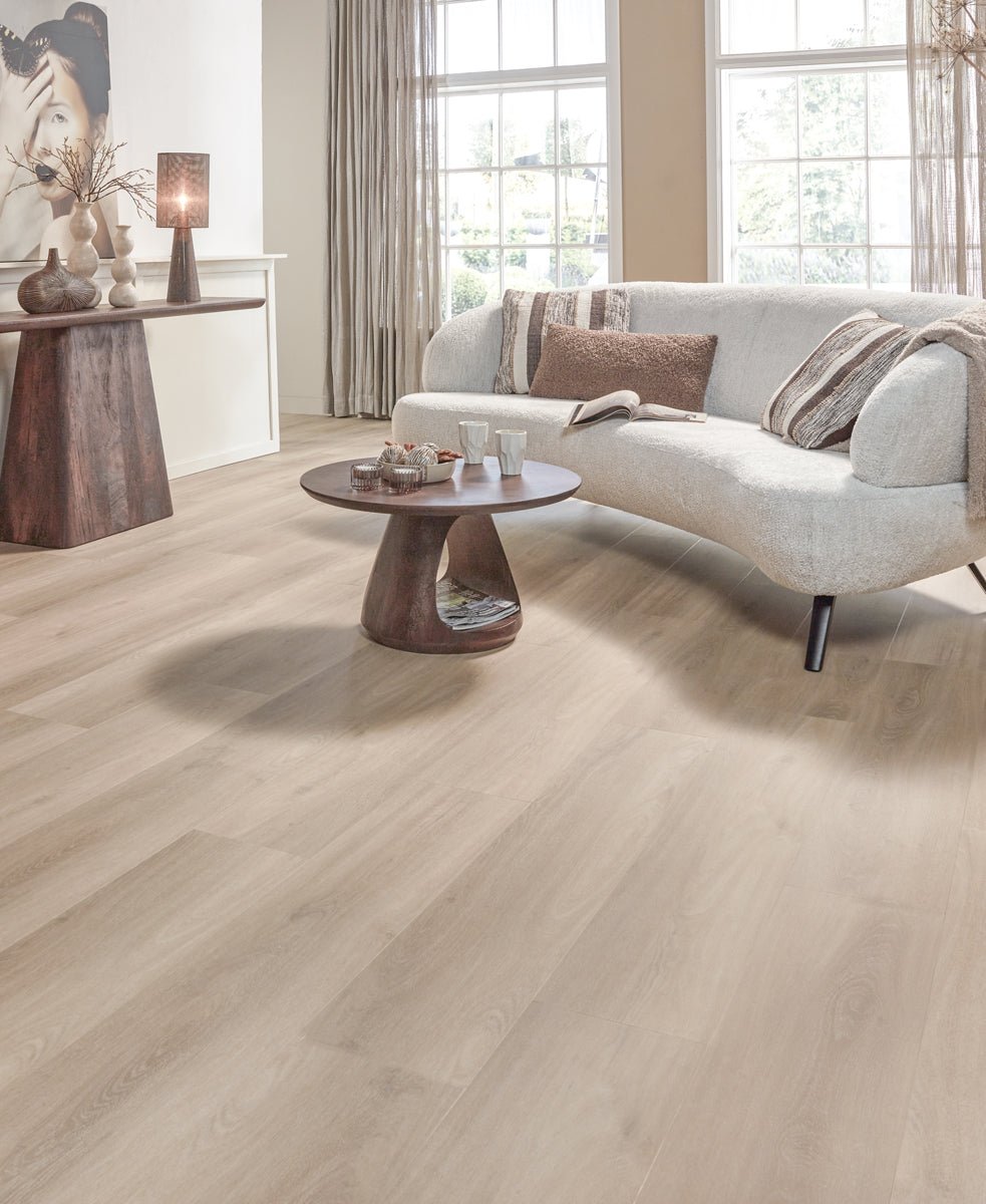 Floer Callantsoog Crème Eiken 2.0 FLR - 3040 - Dorpen Plak PVC - MEGAMAT - Orka Recht - Solza.nl