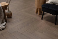 Floer Ceto Cacaobruin Hybride Laminaat Walvisgraat FLR - 1615 - Solza.nl