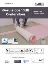 Floer Silent Underlay 10 DB Sound Reduction (TÜV certified) (15m2)