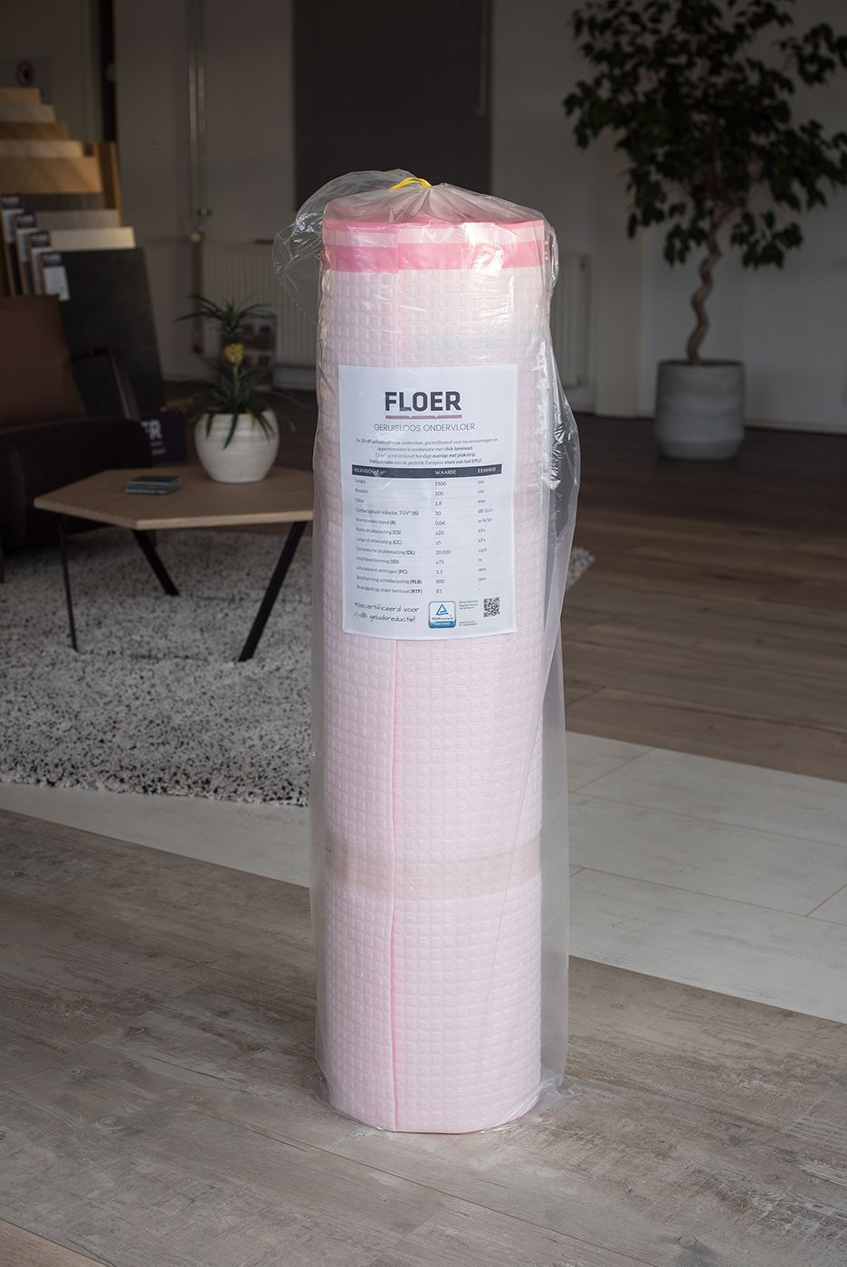 Floer Silent Underlay 10 DB Sound Reduction (TÜV certified) (15m2)