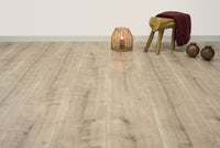 Floer Warmgrijze Eik Hybride Laminaat Landhuis FLR-1033