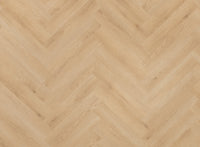 Floer Herringbone PVC Natural Oak FLR-3513 MEGAMAT - Bryde Brown Herringbone