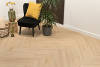 Floer Walvisgraat Click PVC Gaia Grijsbeige FLR-3915 - MEGAMAT