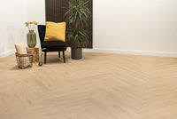 Floer Walvisgraat Click PVC Gaia Grijsbeige FLR-3915 - MEGAMAT