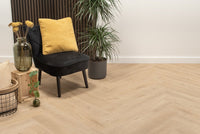 Floer Walvisgraat Click PVC Gaia Grijsbeige FLR-3915 - MEGAMAT