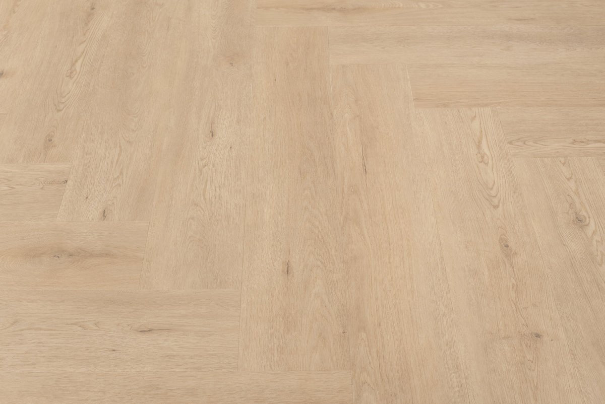 Floer Walvisgraat Click PVC Gaia Grijsbeige FLR-3915 - MEGAMAT