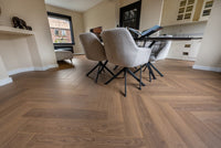 Floer Humpback Brown Hybrid Laminate Herringbone FLR-1613