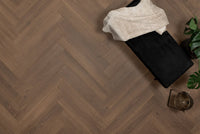 Floer Humpback Brown Hybrid Laminate Herringbone FLR-1613