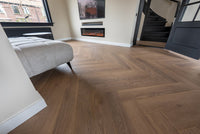 Floer Humpback Brown Hybrid Laminate Herringbone FLR-1613
