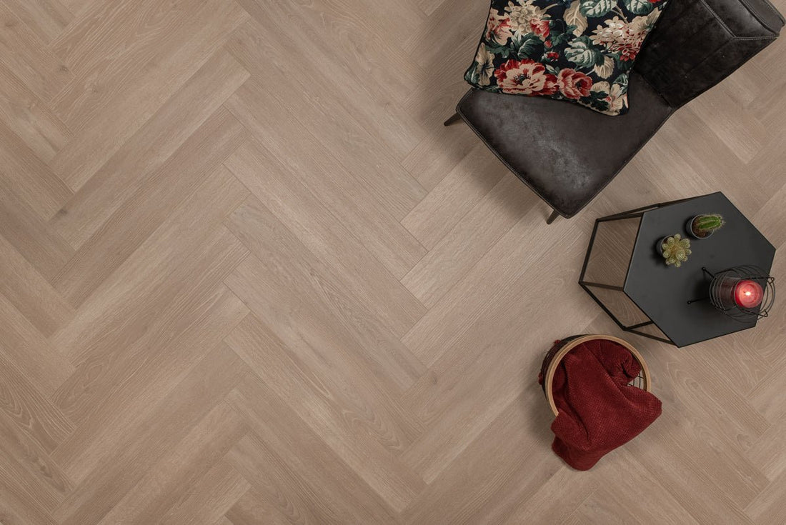 Floer Griend Grijs Hybride Laminaat Walvisgraat FLR-1614