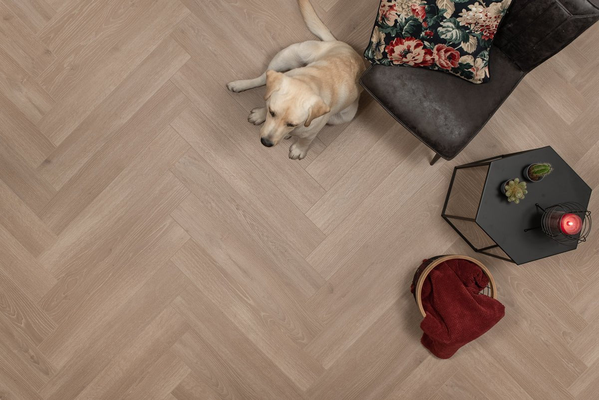 Floer Griend Grey Hybrid Laminate Herringbone FLR-1614