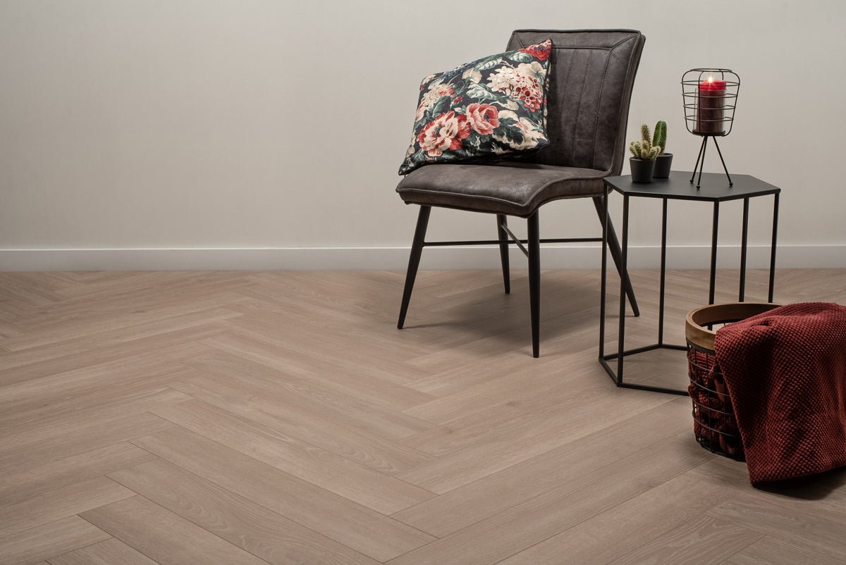 Floer Griend Grey Hybrid Laminate Herringbone FLR-1614