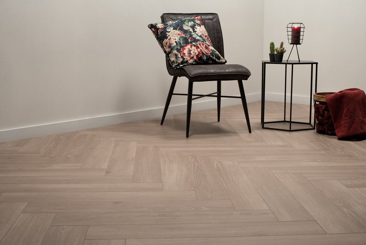 Floer Griend Grey Hybrid Laminate Herringbone FLR-1614