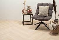 Floer Walvisgraat Plak PVC Balein Beige 2.0 FLR-3521 MEGAMAT - Noestvrij en extra licht