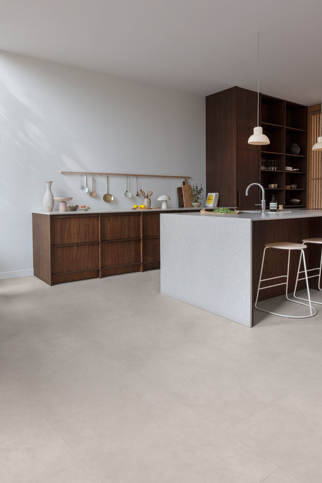 Floorify Grote Tegel Pebble Beach FG030 Plak PVC - Solza.nl
