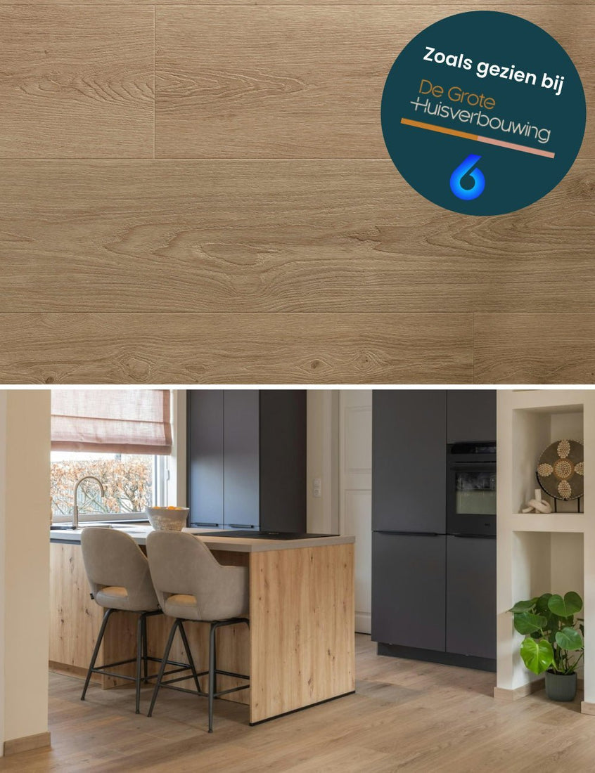 Floorify Champagne F017 - Lange Plank Click PVC