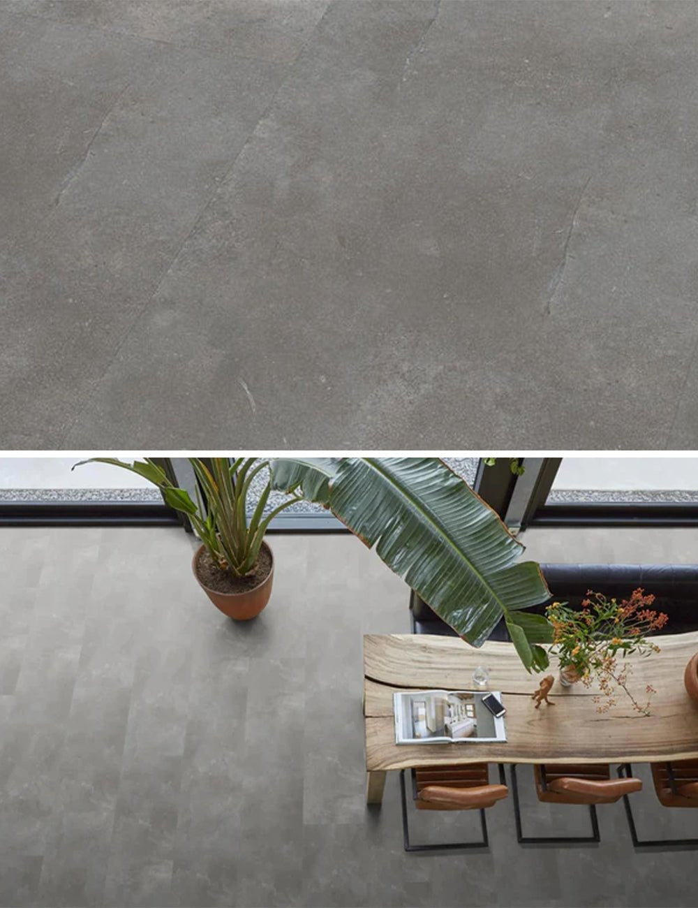 Ambiant Piazzo Dark Grey Plak PVC