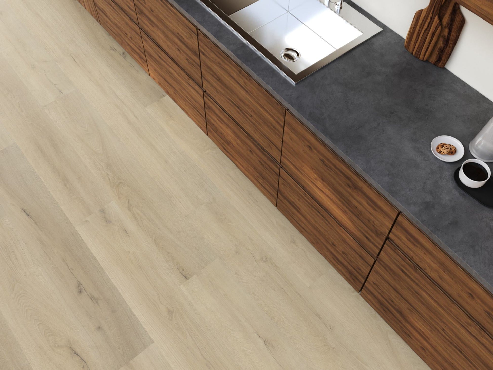 Floorlife Greenford Warm Beige Dryback PVC - 6070101119 - Solza.nl