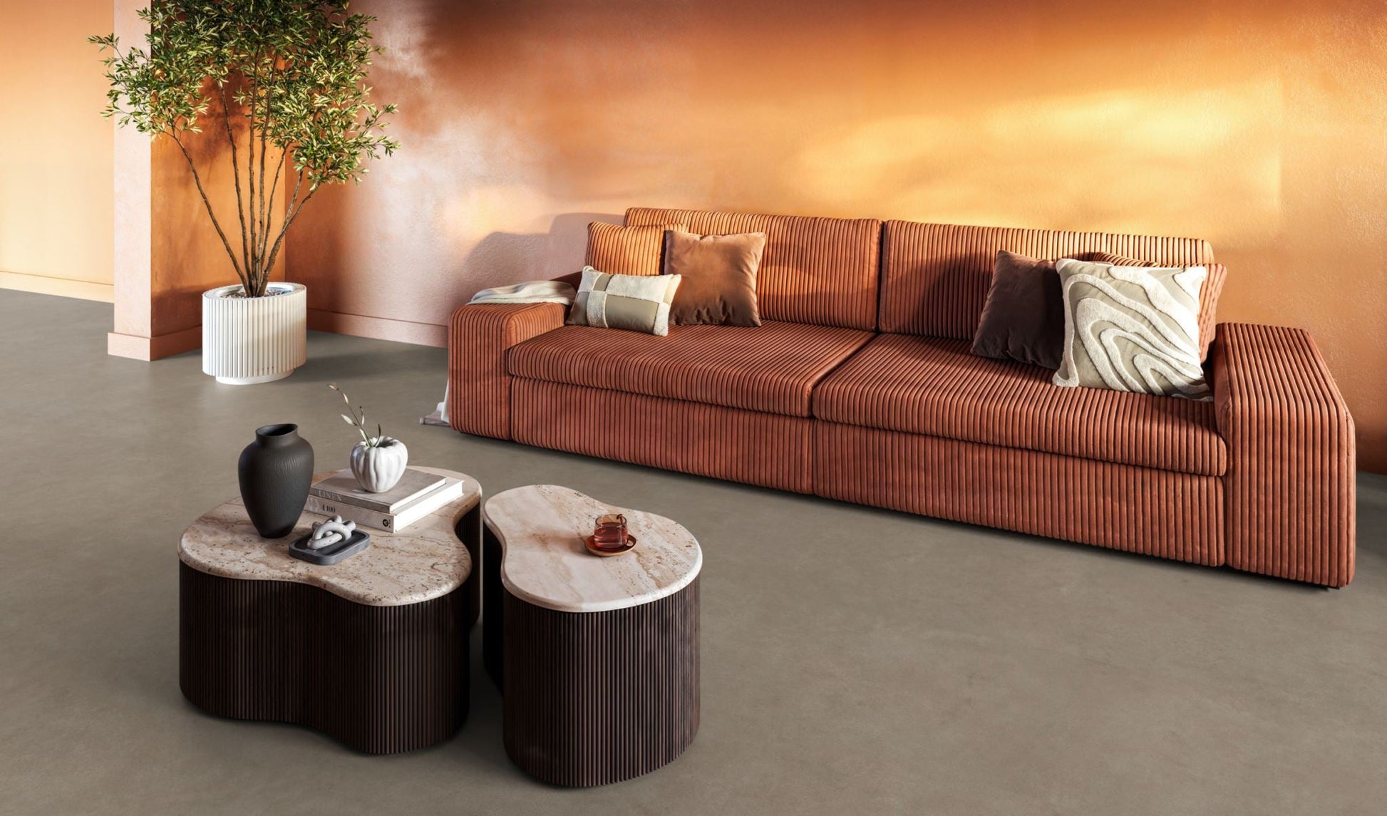 Floorlife Highbury XXL Taupe EVC - Dryback PVC - 6042102819 - Solza.nl