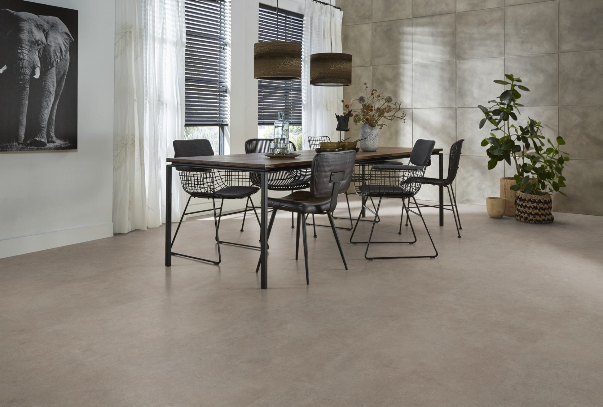 Floorlife Highbury XXL Warm Grey EVC - Dryback PVC - 6042102619 - Solza.nl