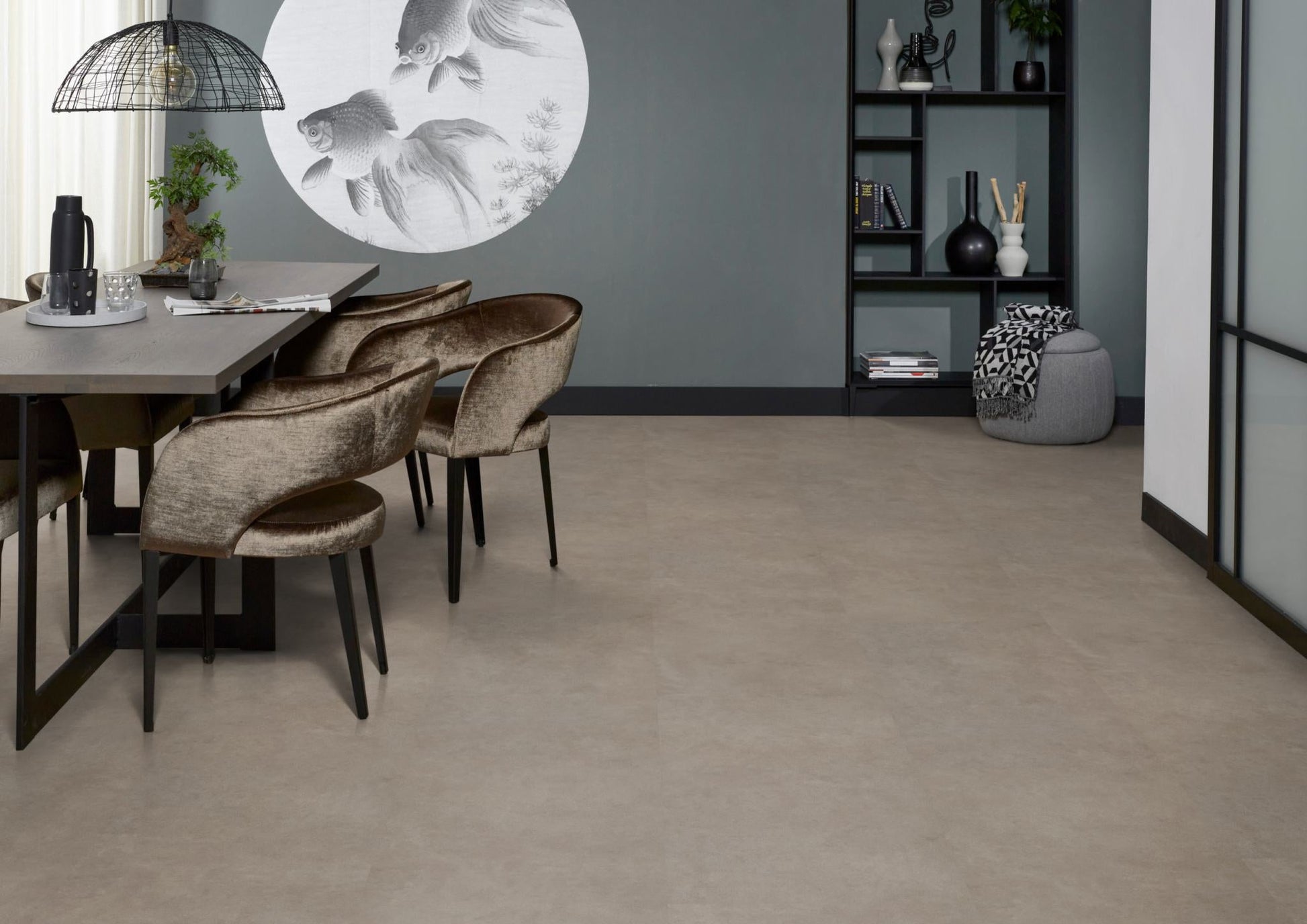 Floorlife Highbury XXL Warm Grey EVC - Dryback PVC - 6042102619 - Solza.nl