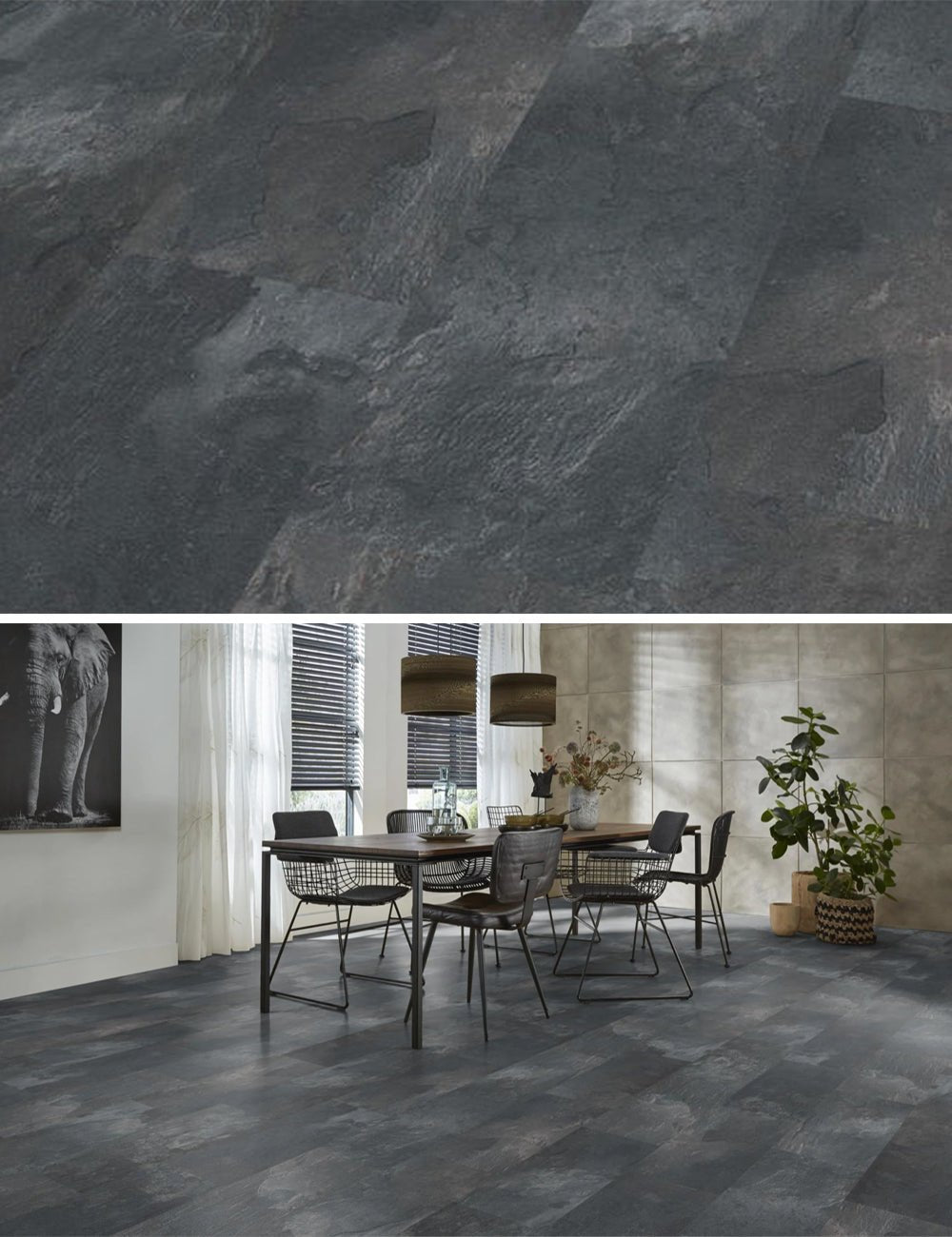 Ambiant Expression Aqua Donkergrijs Laminaat