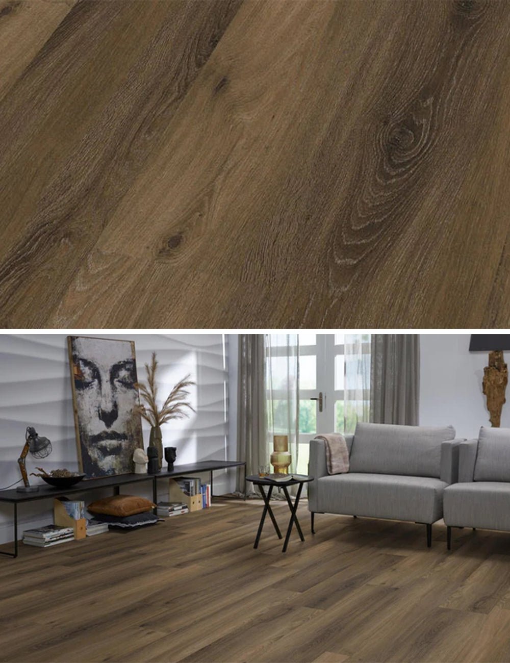 Ambiant Avanto Warm Brown Plak PVC