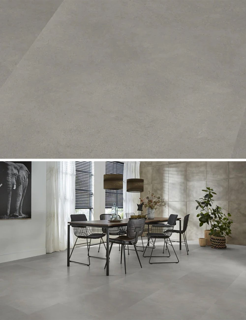 Ambiant Baroso Light Grey Plak PVC
