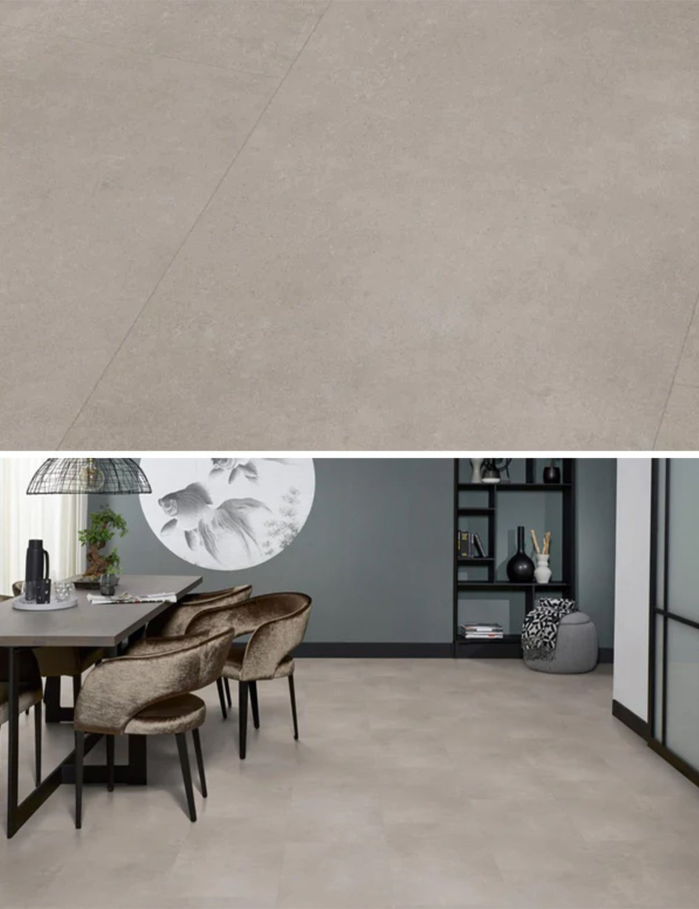 Ambiant Sarino Light Grey Plak PVC