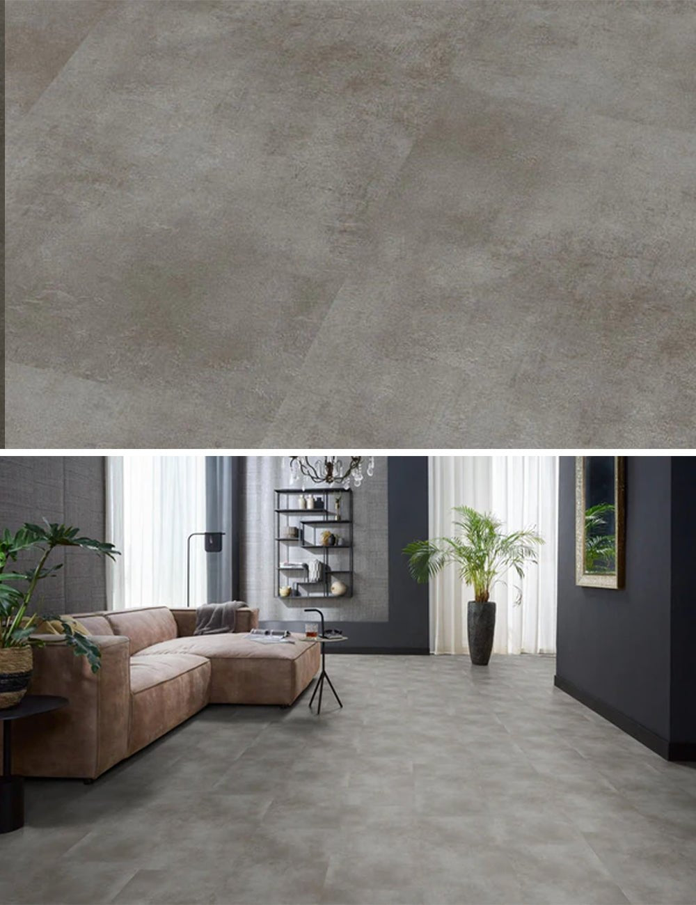 Ambiant Concrete Blue Grey Plak PVC