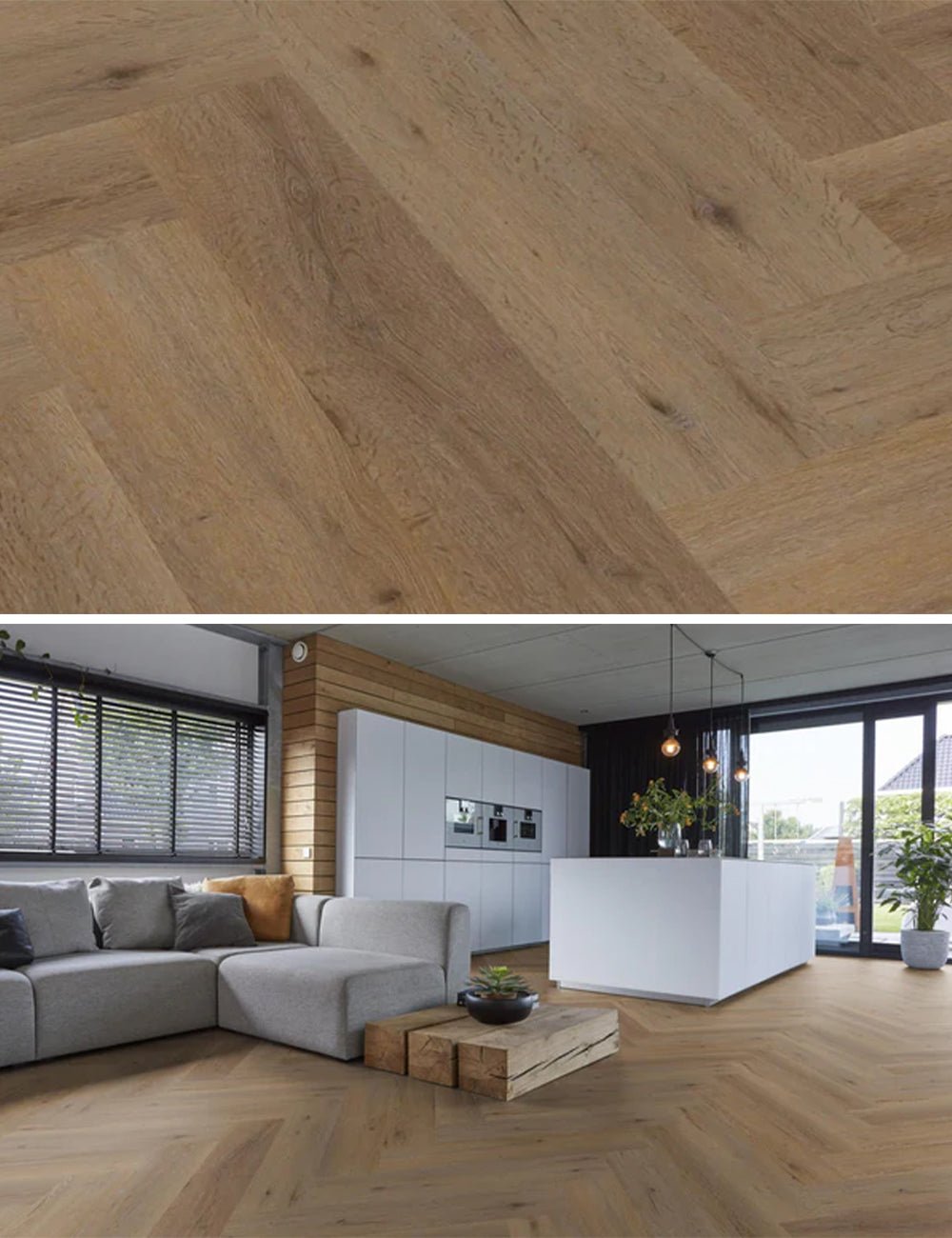 Ambiant Spigato Vivero Natural Oak Click PVC SRC