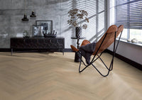 Floorlife YUP Sutton Herringbone Dryback Warm Beige 1504 Dryback PVC - Solza.nl
