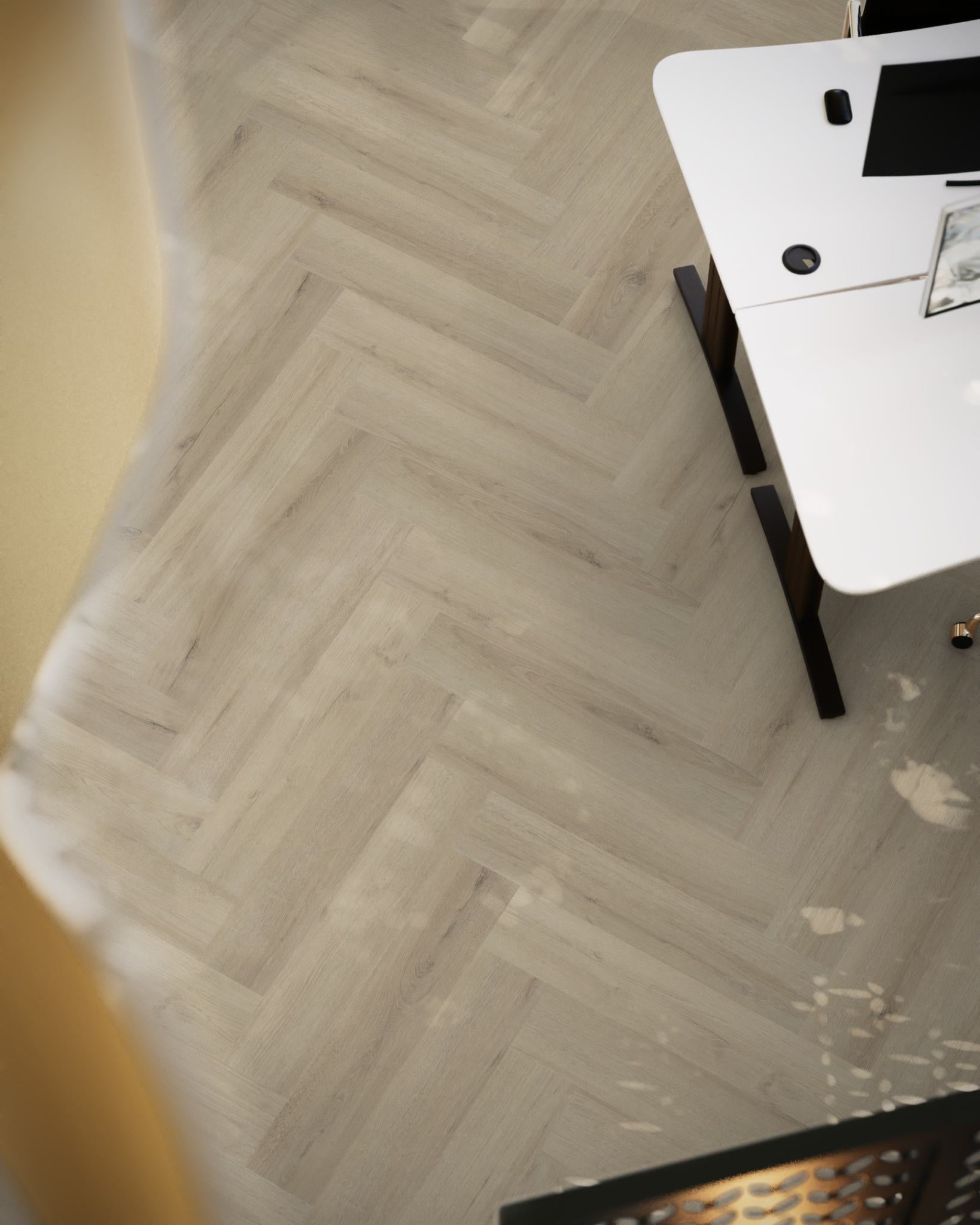 Floorlife YUP XL Greenford Beige Walvisgraat Click PVC - SRC - 6081201219 - Solza.nl