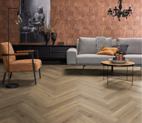 Floorlife YUP XL Greenford Light Brown Walvisgraat Click PVC - SRC - 6081201319 - Solza.nl