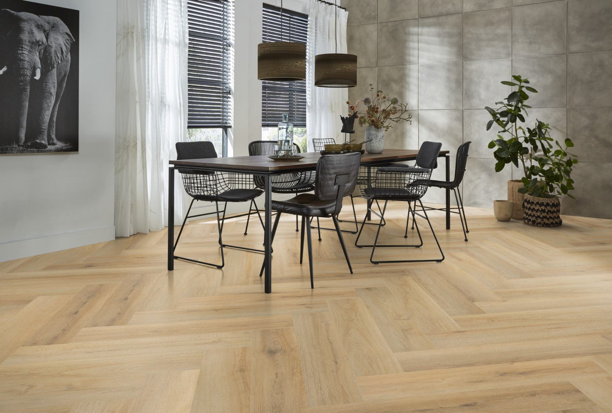 Floorlife YUP XL Greenford Natural Walvisgraat Click PVC - SRC - 6081201019 - Solza.nl