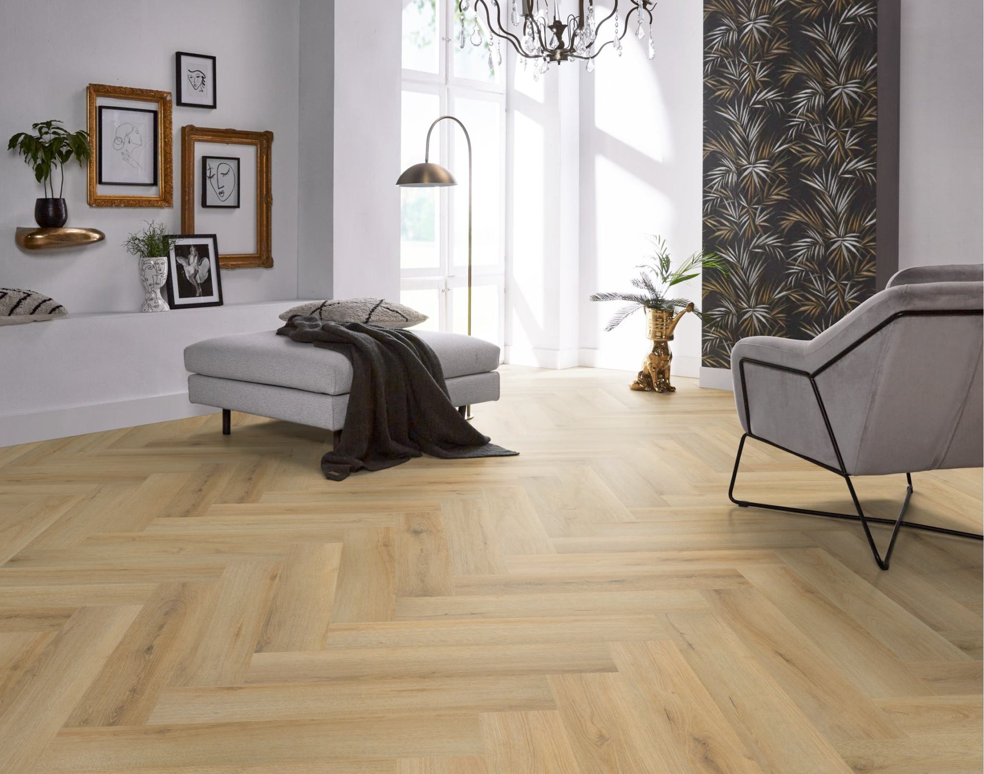 Floorlife YUP XL Greenford Natural Walvisgraat Click PVC - SRC - 6081201019 - Solza.nl