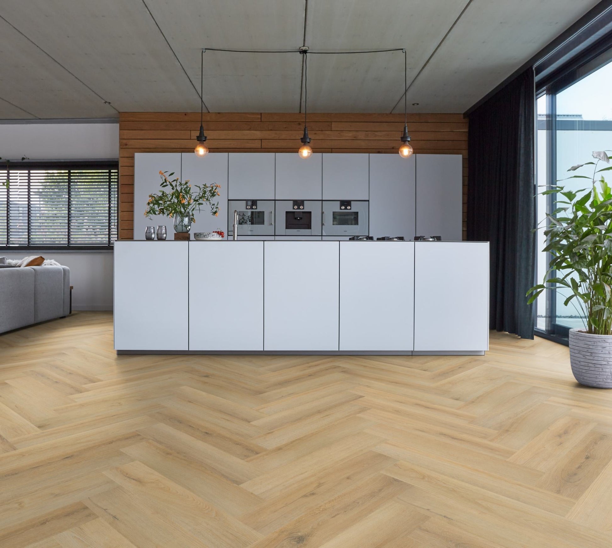 Floorlife YUP XL Greenford Natural Walvisgraat Click PVC - SRC - 6081201019 - Solza.nl
